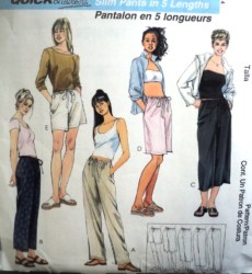 4063  2606 mccalls QUICK EZ DRAWSTRING SLIM PANTS 5 LENGTHS PATTERN 4-14  or 16-22 UNCUT choice